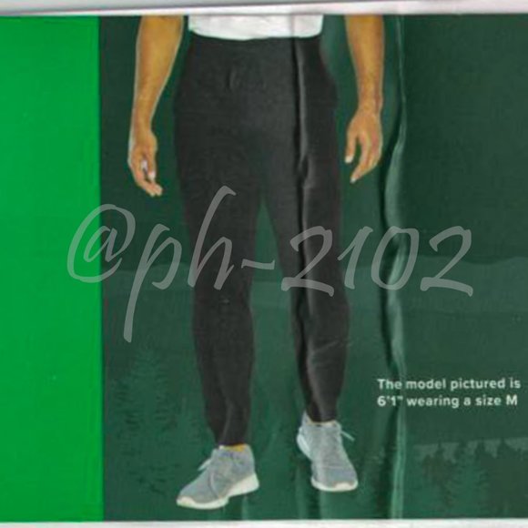 Orvis Men Luxe Fleece Jogger in BLACK  L XL XXL - Picture 1 of 7
